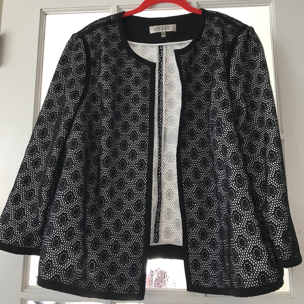 Kasper Dress Coat Size 16W EUC